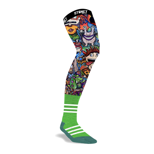 motocross knee brace socks
